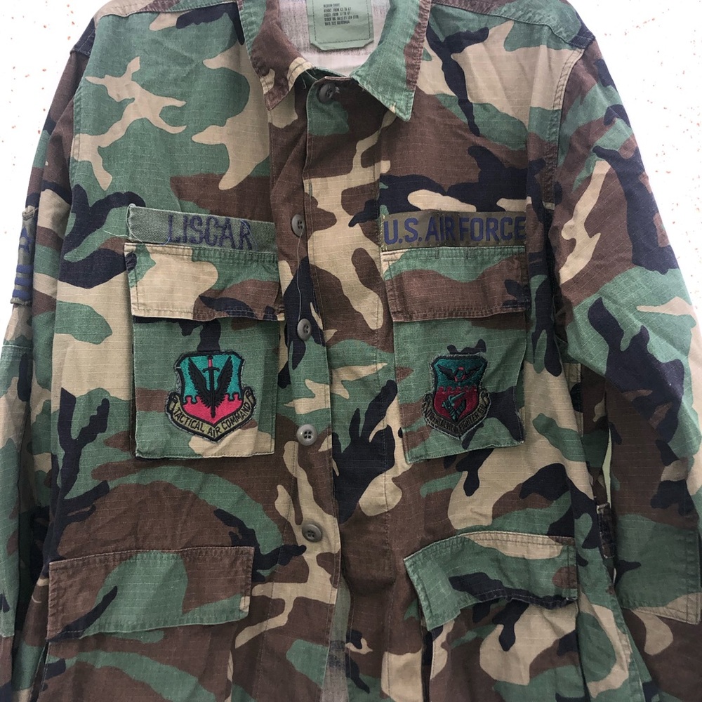 AIR FORCE Camo Shirt/Blouse/Jacket
